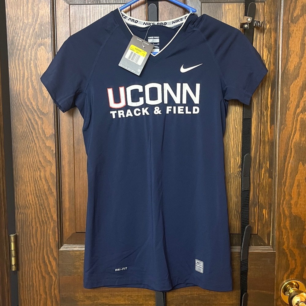 Nike UConn Track & Field Blue Tee